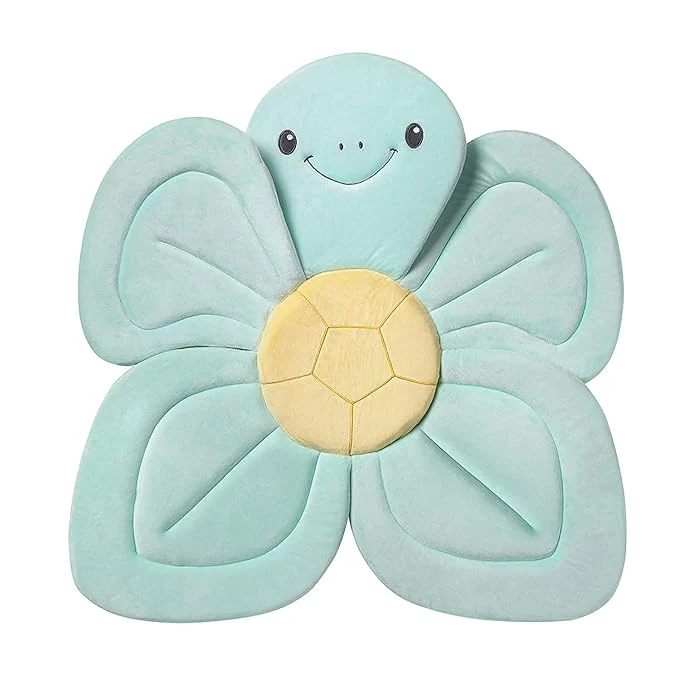 Powerful Nuby Turtle Baby Bath Cushion for Bathtub or Sink Soft and Easy to Dry Fabric Prestigious