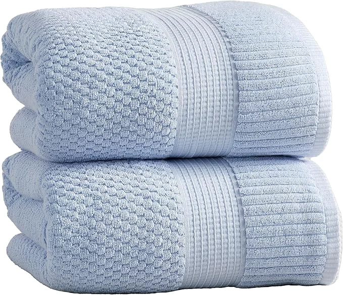High-Performance NY Loft 2 Pack Bath Sheet Towel Set Cotton Absorbent Quick-Dry Superior