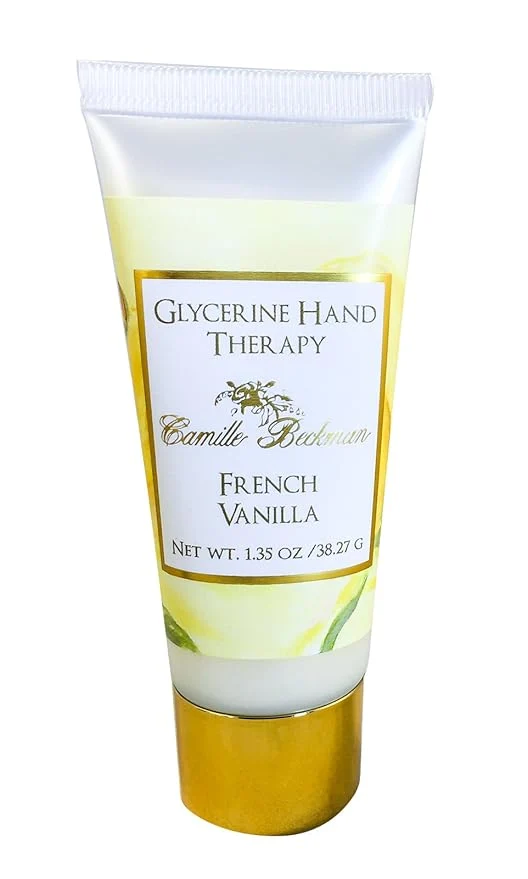 High-End Camille Beckman Glycerine Hand Therapy Cream French Vanilla 1.35 Ounce Elite