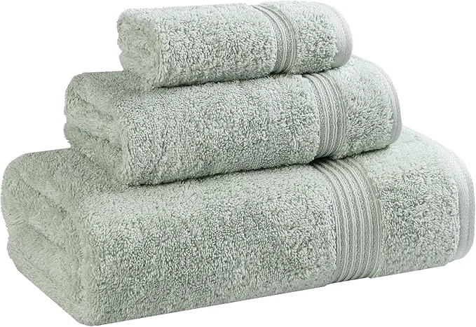 Practical Superior Egyptian Cotton 3-Piece Towel Set Basic Towels Smart