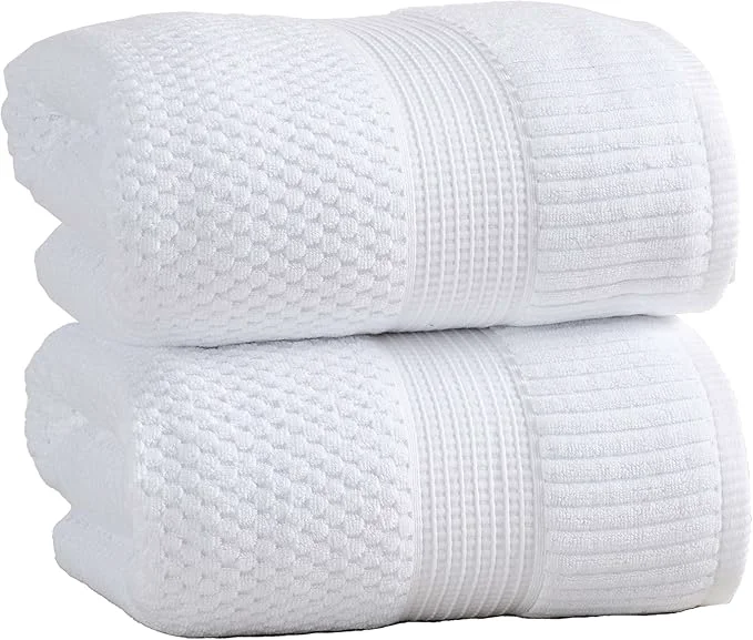 Specialty NY Loft Cotton 2 Pack Bath Sheet Towel Set Absorbent Quick-Dry Oversize Convenient