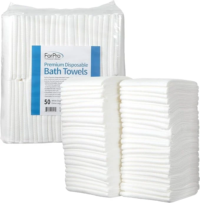 Exceptional ForPro Professional Collection Premium Disposable Bath Towels Salon Spa Effective