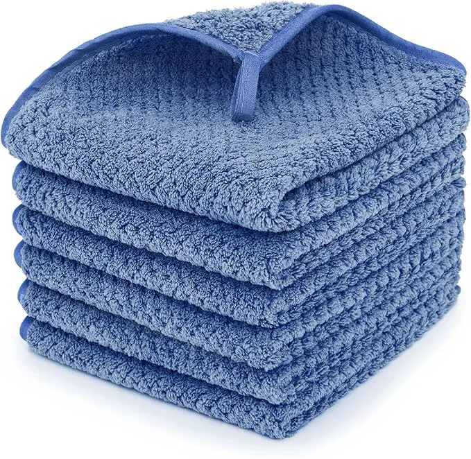 Recyclable MaopaoBeauty 6 Pack Washcloth Set Towels Minimalist