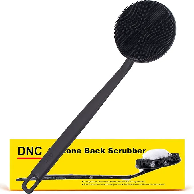Fine Crafted DNC Back Scrubber for Shower Silicone Shower Brush Carefully Designed