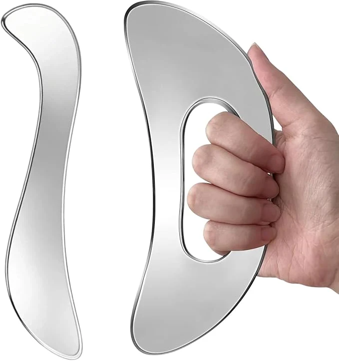 Next-Generation Stainless Steel Gua Sha Muscle Scraping Tool Ergonomic Body Massage Scraper Trusted