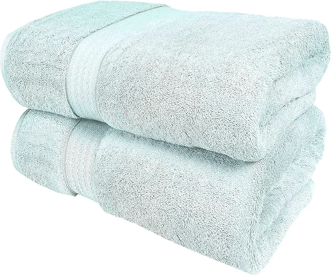 Breathable GLAMBURG 700 GSM Premium Oversized Extra Large Cotton Bath Sheet 35×70- Exclusive
