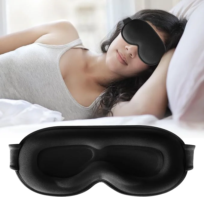 Premium Sleep Mask Upgraded 3D Deep Contoured Eye Mask Crafted