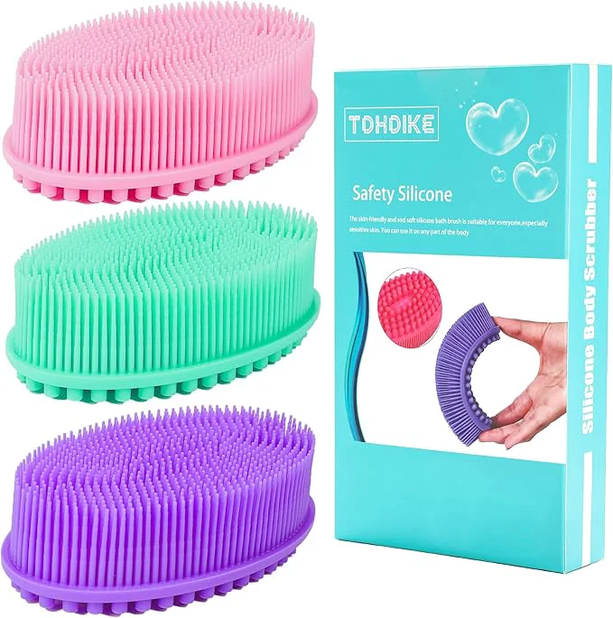 Original Design Silicone Body Scrubber Loofah Powerful