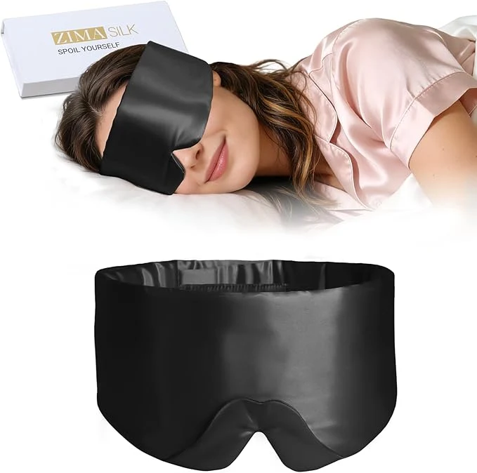 Safe ZIMASILK 22 Momme Mulberry Silk Sleep Mask Long-Lasting