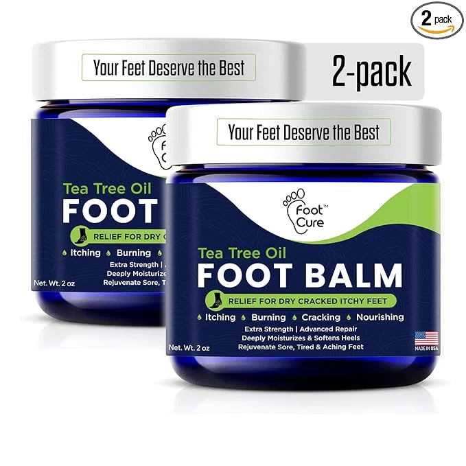 Pure FOOT CURE Tea Tree Oil Balm – Moisturizer World-Class