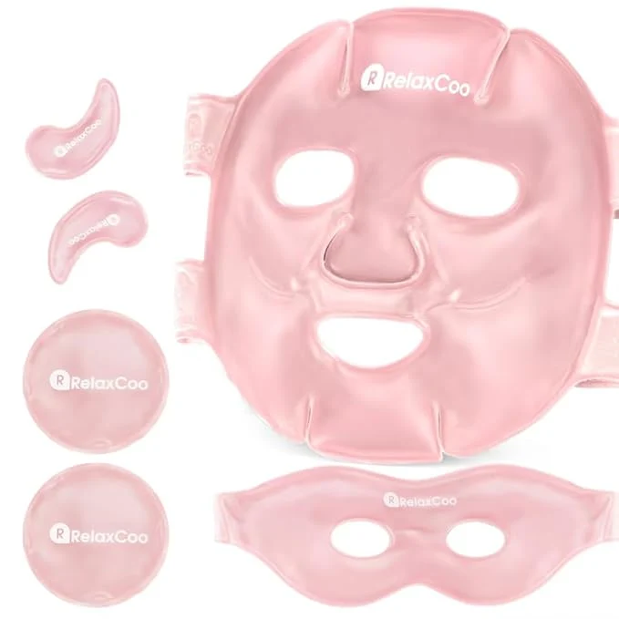 Original Design RelaxCoo Ice Face Eye Mask for Dark Circles and Puffiness Cold Warm Compress Carefully Designed