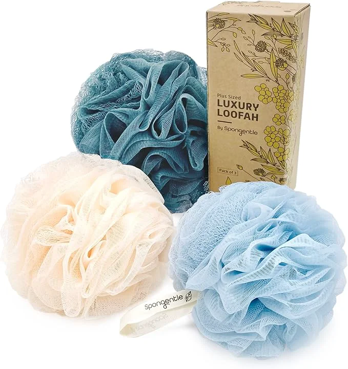Fashionable Spongentle Shower Loofah Bath Sponge Body Scrubber Genuine