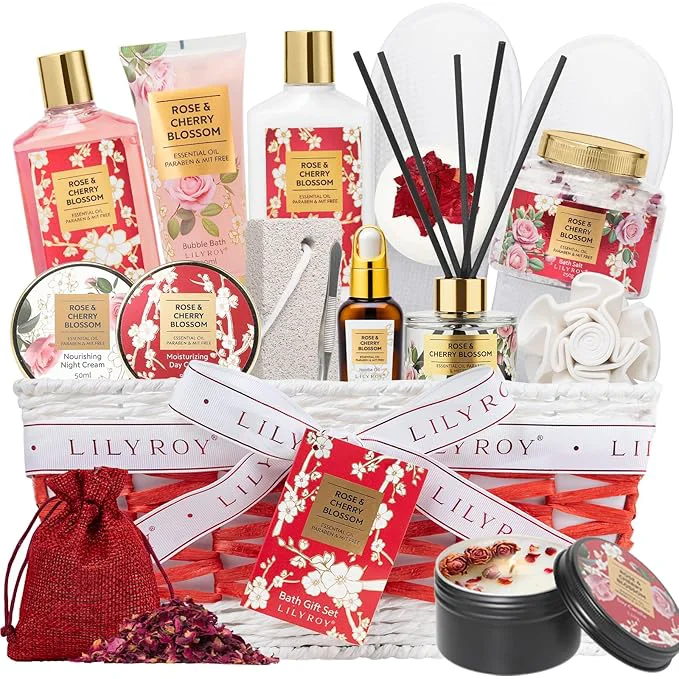 Exclusive 17Pcs Mothers Day Gift Basket Gifts Superior