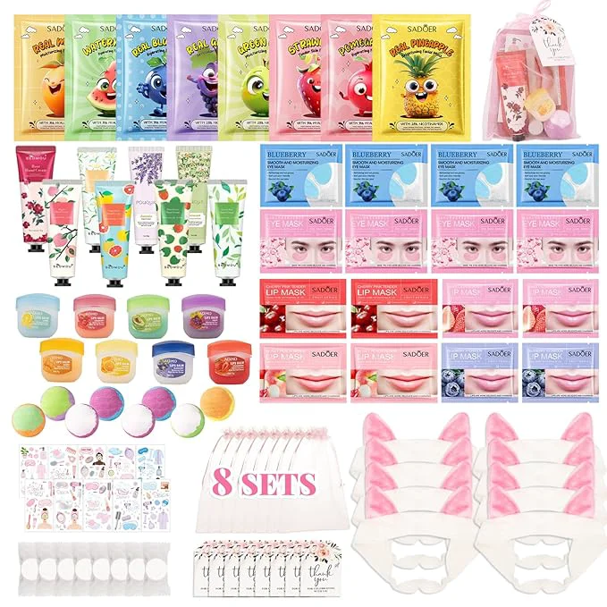 Enhanced 90PCS Spa Party Supplies for Girls Sleepover Party Supplies for Girls Selected