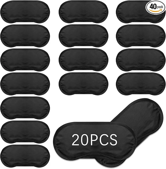 Exceptional 20 Pcs Eye Mask Sleep Masks Bulk Blindfolds Clean