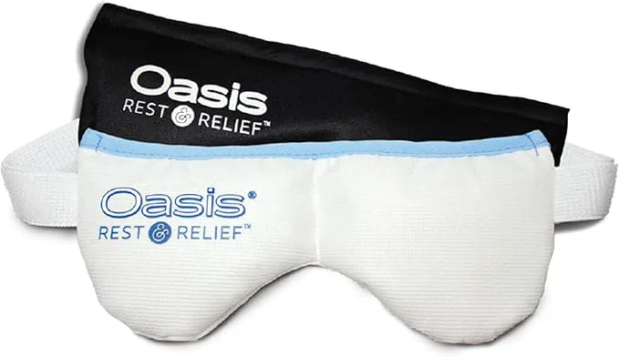 Prestigious OM8000 – Oasis Rest Relief® Hot and Cold Therapy Adjustable Eye Mask Detailed