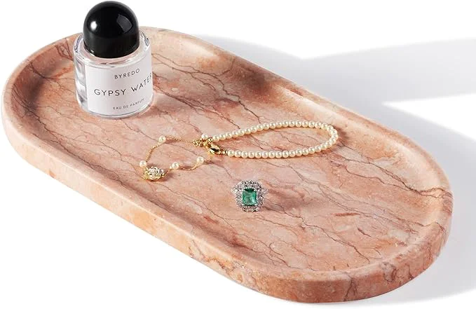 Stylish Koville Norway Natural Marble Tray Catchall Tray Reliable