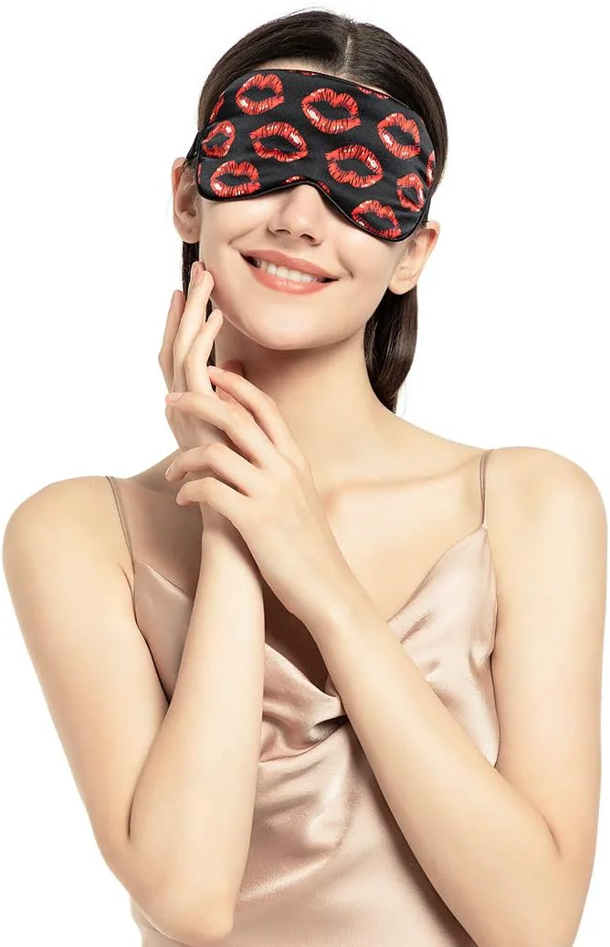 Trusted Mulberry Silk Sleep Mask Blackout Cute Natural Sleeping Mask Detailed