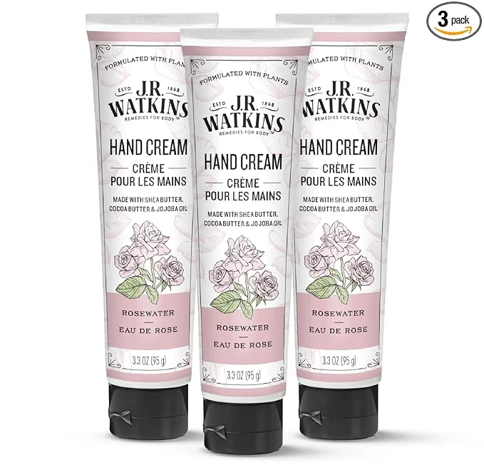Pure J.R. Watkins Natural Moisturizing Hand Cream Hydrating Hand Moisturizer Effective