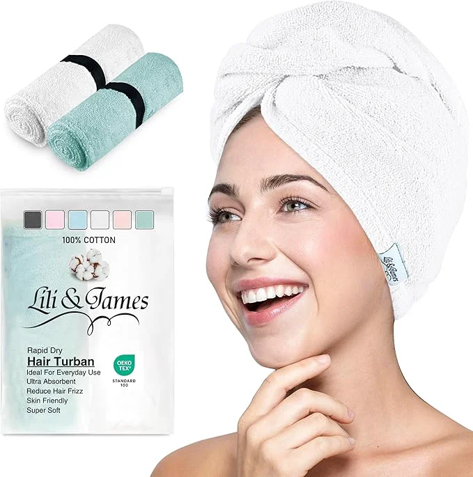 Classic Cotton Towel Wrap for Women Kids Quick Dry Soft Absorbent 420-GSM Wrap Original
