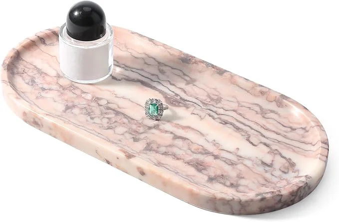 Optimized Koville Natural Marble Tray Catchall Organic