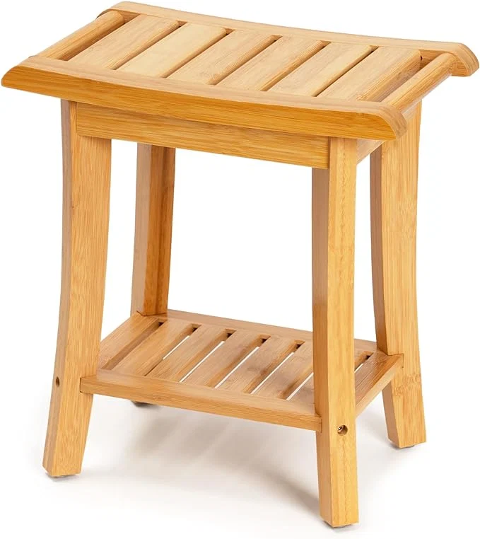 Luxury Unibambou Bamboo Shower Bench Inside Shower Stool Quality