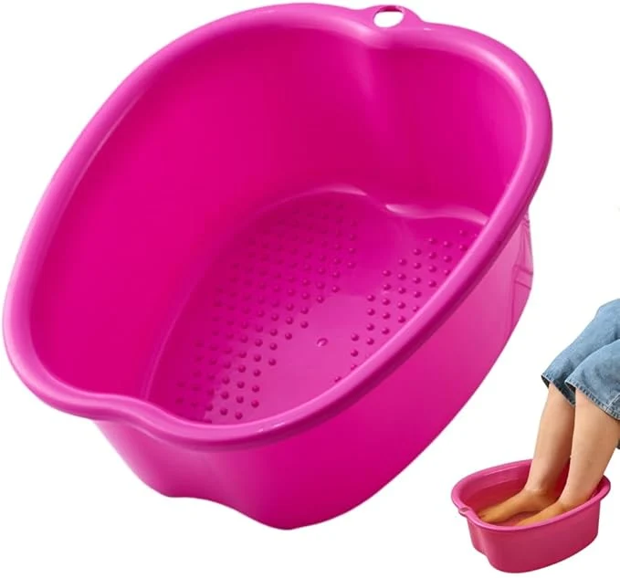 Organic Ytterbium Foot Soaking Bath Basin Large Massage Foot Soaking Tub Plastic Home Secure