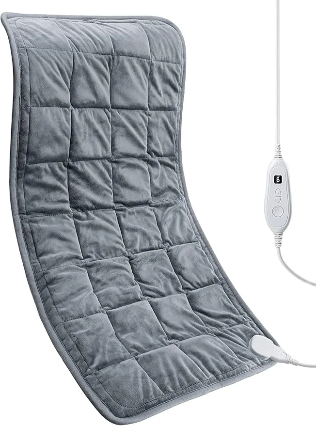 Fashionable Weighted Heating Pad 17”x 33 XXXL Electric Heating Pad High-End