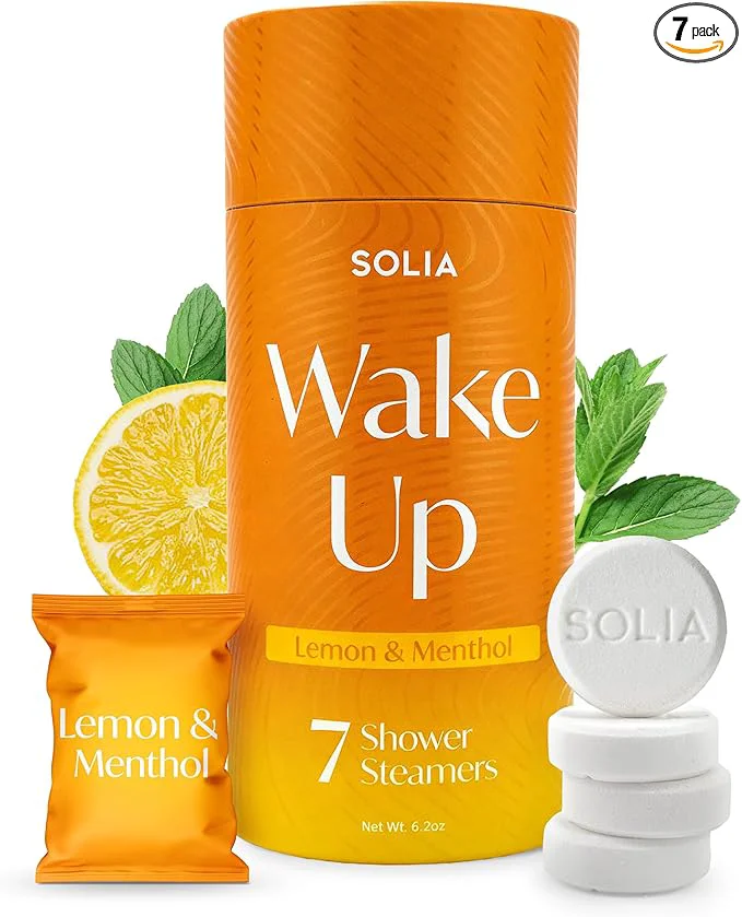 Innovative Solia Energizing Citrus Menthol Shower Steamers 7-Pack Pure