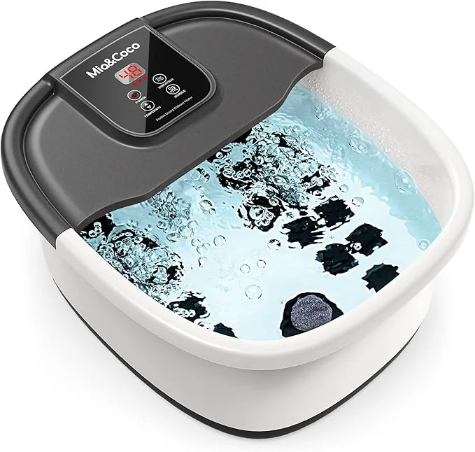 Durable Mia Coco Foot Bath Spa Soak Tub Massager Reusable