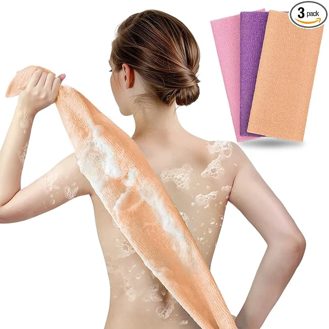 Classic ARCH M 3-Pack Premium Nylon Exfoliating Towel Prestigious