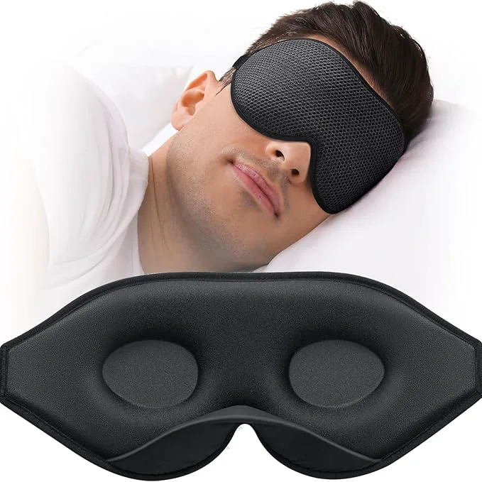 Pure MABAO Sleep Mask for Side Sleeper Eye Mask for Sleeping Women Men 3D Exclusive