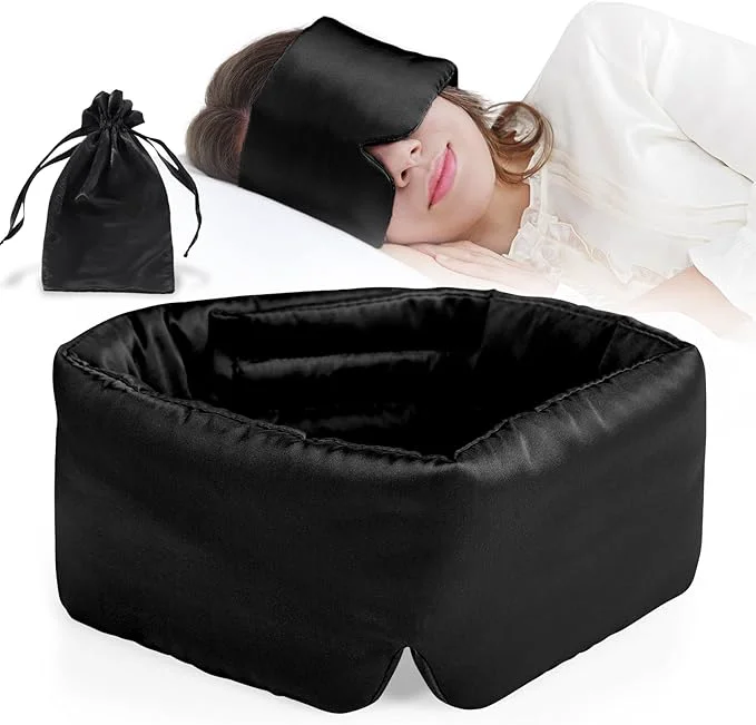 Elegant Mulberry Silk Sleep Mask Comfortable Soft Reusable