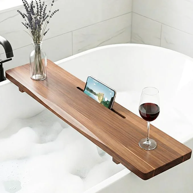 Unique Acacia 1.2 T Wood Bathtub Tray Caddy Exclusive