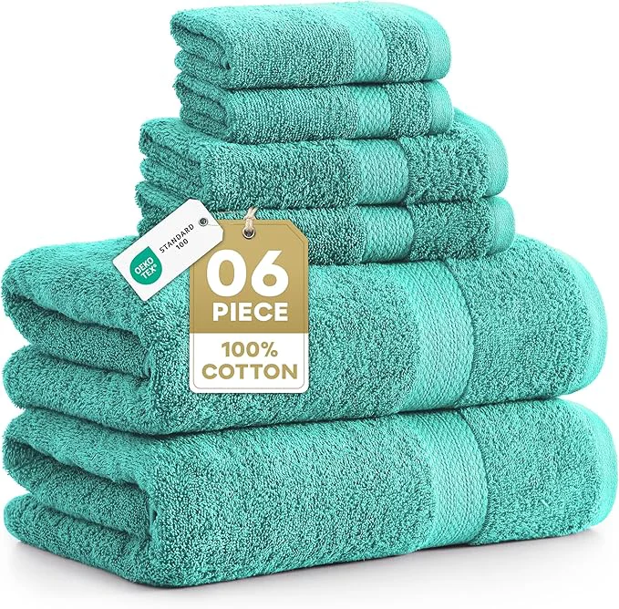 Verified LANE LINEN Cotton Bath Towel Set Sophisticated