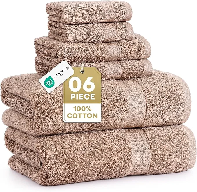User-Friendly LANE LINEN Cotton Towels Set Effective