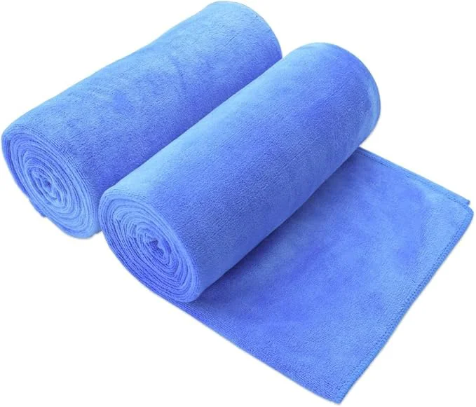 Dependable JML Microfiber Bath Towels Bath Sheet 2 Pack 35 x 70 Super Absorbent and Comfortable