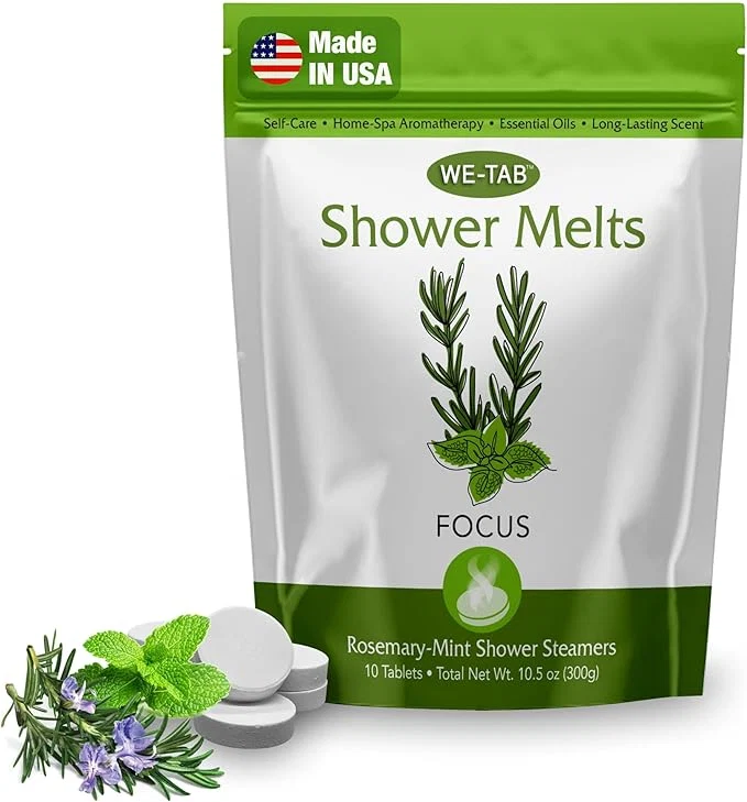 Proven Shower Steamers 10-pk with Essential Oil Aromatherapy to Focus Long Lasting Prestigious
