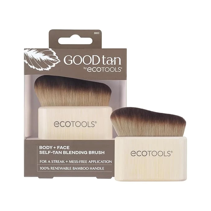 Eco-Friendly EcoTools Good Tan Body Face Self-Tan Blending Brush High-Performance