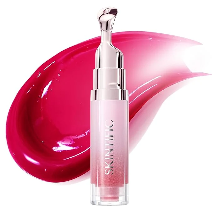 Versatile SKINTIFIC Peptide Brightening Lip Serum Hydrating Plumping Tinted Lip Gloss Expertly Made