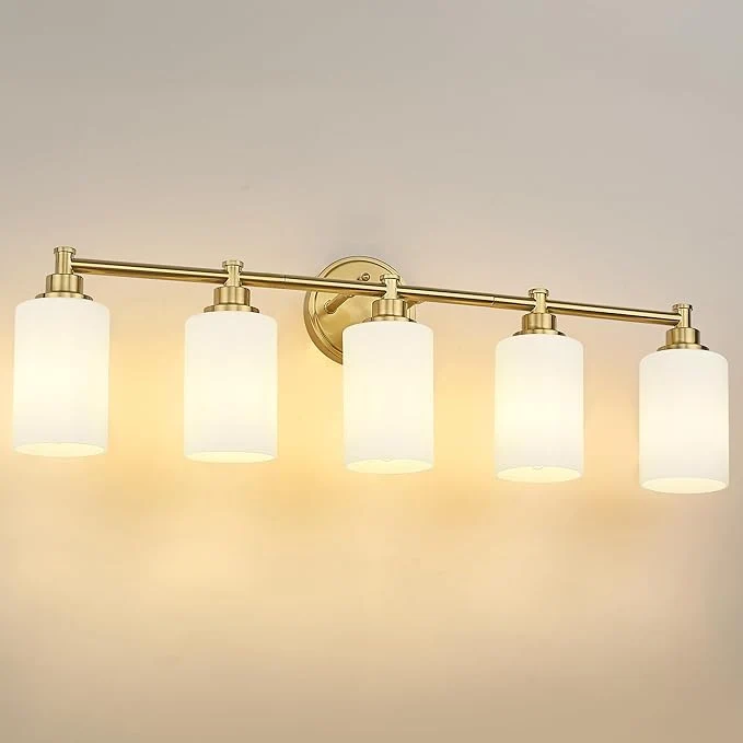 First-Class FEMILA 5 Light Bathroom Light Fixture Over Mirror Bathroom Vanity Light Durable