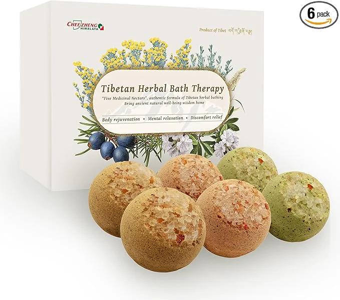Fine CheezhengHimalaya Tibetan Herbal Bath Therapy. Bath Bomb Gift Set Tibetan Sustainable