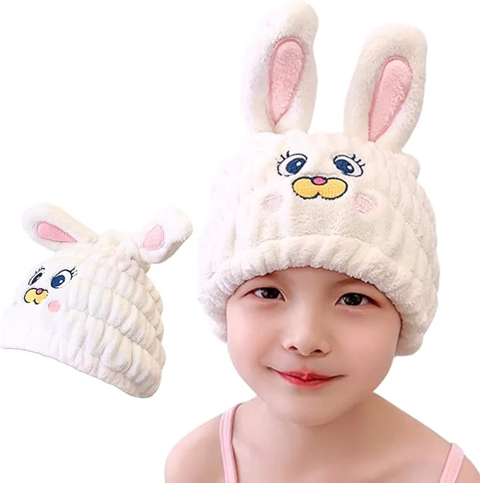 Safe Microfiber Hair Towel Wrap for Kids Absorbent Quick Girls Boys Hair Drying Quality