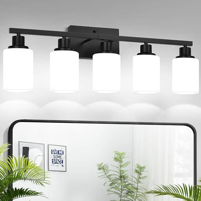 Genuine 5-Light Bathroom Light Fixtures Vanity Light Safe