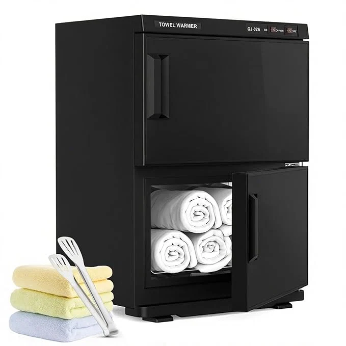 Powerful Kikihouse Hot Towel Warmer 32L Large Capacity Hot Towel Cabinet Facial Towel Reusable