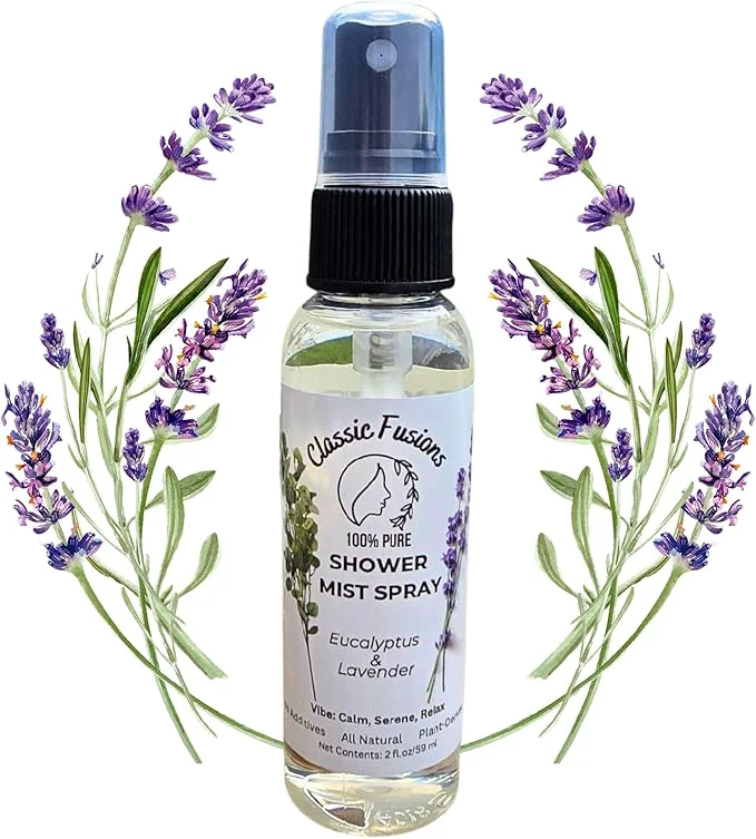 Authentic Pure Eucalyptus Shower Mist Spray- 2oz Natural Mist Reusable