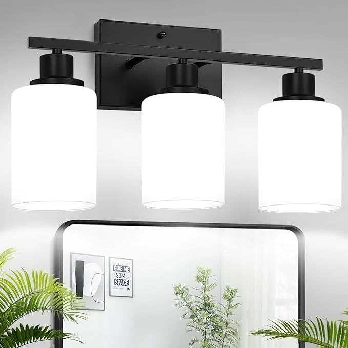 High-End MOKATNG 3-Light Bathroom Light Fixtures Vanity Light Certified