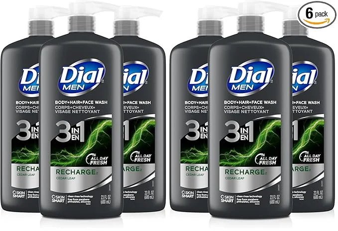 Effective Dial Men 3in1 Body Hair and Face Wash Natural