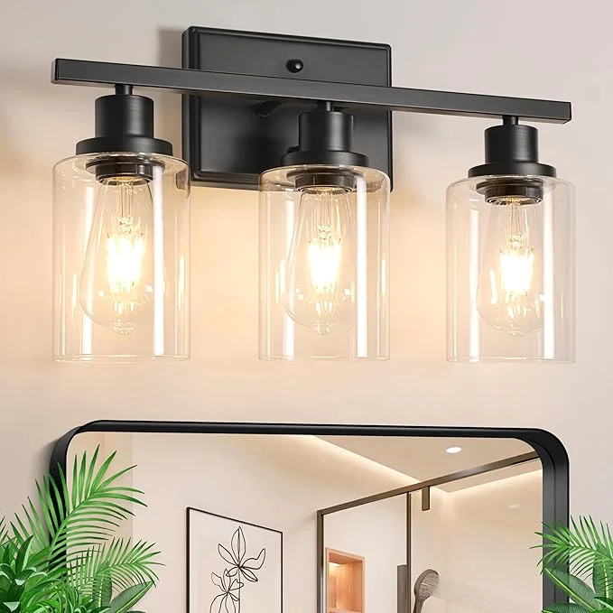 Prestigious Ascher Bathroom Vanity Light Fixtures 3 Light Wall Sconces Lighting Specialty
