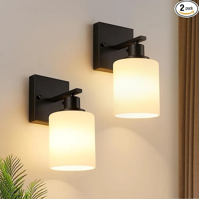 Versatile MOKATNG Set of 2 Wall Sconces for Bathroom Bathroom Wall Lamp for Mirror Authentic